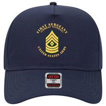 Load image into Gallery viewer, Baseball Cap - Army - First Sergeant - 1SG - Combat Veteran - Flat X 300