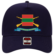 Load image into Gallery viewer, Baseball Cap - 4th Infantry Regiment - DUI w Br - Ribbon X 300
