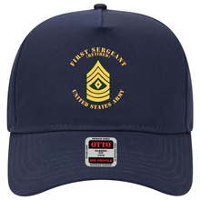 Load image into Gallery viewer, Baseball Cap - Army - First Sergeant - 1SG - Retired - Flat X 300