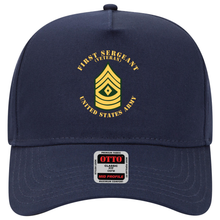 Load image into Gallery viewer, Baseball Cap - Army - First Sergeant - 1SG - Veteran - Flat X 300