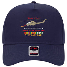 Load image into Gallery viewer, Baseball Cap - AH-1 Cobra - Snake Attack - Slicks are for Kids w VN SVC