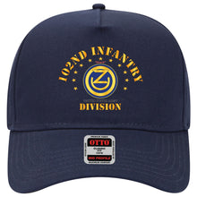 Load image into Gallery viewer, Baseball Cap - 102nd Infantry Division - Ozark wo Drop
