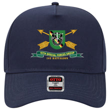 Load image into Gallery viewer, Baseball Cap - 1st Battalion, 10th Special Forces Group - Flash w Br - Ribbon X 300