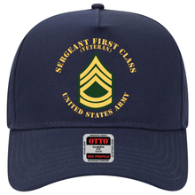Load image into Gallery viewer, Baseball Cap - Army - Sergeant First Class - SFC - Veteran - Flat X 300