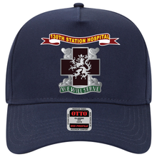 Load image into Gallery viewer, Baseball Cap - Army - 130th Station Hospital - Ribbon - DUI X 300