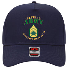 Load image into Gallery viewer, Baseball Cap - Army - ARMY - SFC - Retired