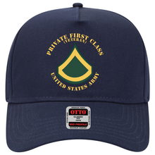 Load image into Gallery viewer, Baseball Cap - Army - Private First Class - PFC - Veteran - Flat X 300