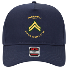 Load image into Gallery viewer, Baseball Cap - Army - Corporal - CPL - Flat X 300
