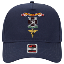 Load image into Gallery viewer, Baseball Cap - Army - 130th Station Hospital - Ribbon - DUI - Army Nurse Branch X 300