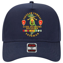 Load image into Gallery viewer, Baseball Cap - Vietnam Combat Infantry Veteran w 25th Infantry Division - DUI w VN SVC