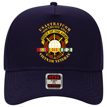 Load image into Gallery viewer, Baseball Cap - USASTRATCOM w SVC Ribbons -SE Asia