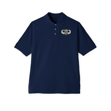 Load image into Gallery viewer, Men's Piqué Polo - Airborne Badge - SF - DUI