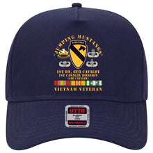 Load image into Gallery viewer, Baseball Cap - Jumping Mustangs - 1st Bn 8th Cav 1st Cav - w VN SVC