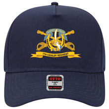 Load image into Gallery viewer, Baseball Cap - 7th Cavalry Regiment w Br - Ribbon