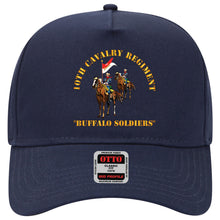 Load image into Gallery viewer, Baseball Cap - 10th Cavalry Regiment w Cavalrymen - Buffalo Soldiers