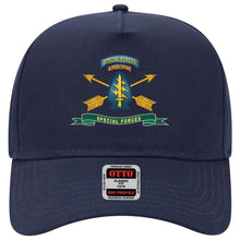 Load image into Gallery viewer, Baseball Cap - Special Forces - SSI w Tab - Br - Ribbon X 300