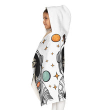 Load image into Gallery viewer, Youth Hooded Towel- Astronaut Cat