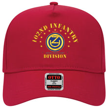 Load image into Gallery viewer, Baseball Cap - 102nd Infantry Division - Ozark wo Drop