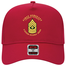 Load image into Gallery viewer, Baseball Cap - Army - First Sergeant - 1SG - Combat Veteran - Flat X 300