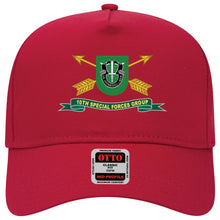 Load image into Gallery viewer, Baseball Cap - 10th Special Forces Group - Flash w Br - Ribbon X 300