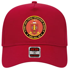 Load image into Gallery viewer, Baseball Cap - Fort Sill Field Artillery School, COA Fort Sill, OK X 300