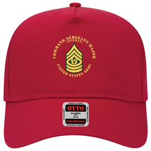 Load image into Gallery viewer, Baseball Cap - Army - Command Sergeant Major - CSM - Veteran - Flat X 300