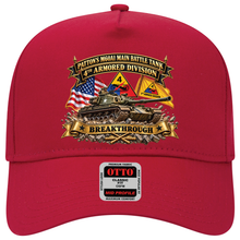 Load image into Gallery viewer, Baseball Cap - 4th Armored Division - PATTON'S M60A1 Main Battle Tank - Breakthrough