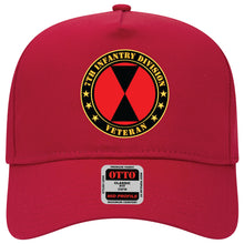 Load image into Gallery viewer, Baseball Cap - 7th Infantry Division Veteran
