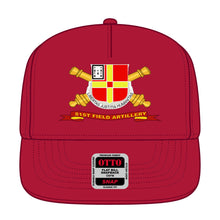 Load image into Gallery viewer, Baseball Cap - 81st Field Artillery w Br - Ribbon - Film to Garment (FTG)