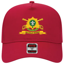Load image into Gallery viewer, Baseball Cap - 2nd Cavalry Regiment w Br - Ribbon
