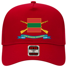 Load image into Gallery viewer, Baseball Cap - 4th Infantry Regiment - DUI w Br - Ribbon X 300