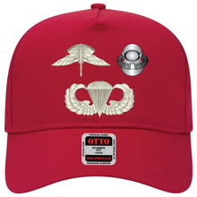 Load image into Gallery viewer, Baseball Cap - Army - Basic Abn Wings, HALO, Basic Scuba - Rev X 300