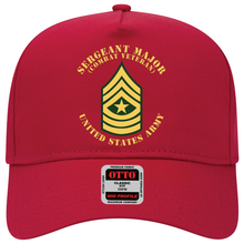 Load image into Gallery viewer, Baseball Cap - Army - Sergeant Major - SGM - Combat Veteran - Flat X 300