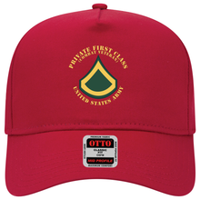 Load image into Gallery viewer, Baseball Cap - Army - Private First Class - PFC - Combat Veteran - Flat X 300