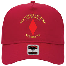 Load image into Gallery viewer, Baseball Cap - 5th Infantry Division - Red Devils X 300