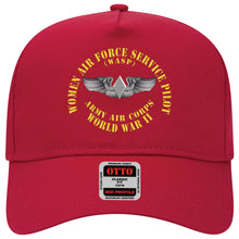 Load image into Gallery viewer, Baseball Cap - AAC - WASP Wing (Women Air Force Service Pilot)