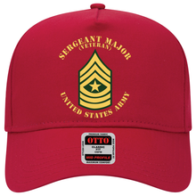 Load image into Gallery viewer, Baseball Cap - Army - Sergeant Major - SGM - Veteran - Flat X 300