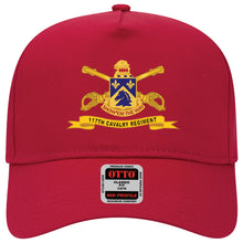 Load image into Gallery viewer, Baseball Cap - 117th Cavalry Regiment w Br - Ribbon