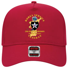 Load image into Gallery viewer, Baseball Cap - Korea Service Vet - 2nd Infantry Div - Second to None
