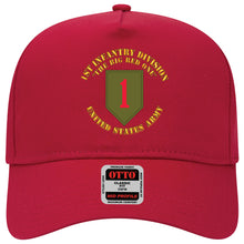 Load image into Gallery viewer, Baseball Cap - 1st Infantry Division - US Army - Big Red One