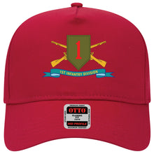 Load image into Gallery viewer, Baseball Cap - 1st Infantry Division - SSI w Br - Ribbon