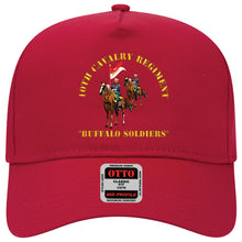 Load image into Gallery viewer, Baseball Cap - 10th Cavalry Regiment w Cavalrymen - Buffalo Soldiers