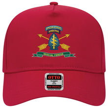 Load image into Gallery viewer, Baseball Cap - Special Forces - SSI w Tab - Br - Ribbon X 300