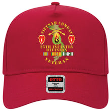 Load image into Gallery viewer, Baseball Cap - Vietnam Combat Infantry Veteran w 25th Infantry Division - DUI w VN SVC