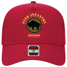 Load image into Gallery viewer, Baseball Cap - 92nd Infantry Division - Buffalo Soldiers X 300