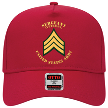 Load image into Gallery viewer, Baseball Cap -Army - Sergeant - SGT - Veteran - Flat X 300