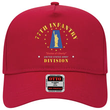 Load image into Gallery viewer, Baseball Cap - 77th Infantry Division - Statue of Liberty X 300