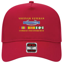 Load image into Gallery viewer, Baseball Cap - Vietnam Veteran - Cbt Infantryman w CIB VN SVC