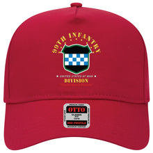Load image into Gallery viewer, Baseball Cap - 99th Infantry Division - Checkerboard Division X 300