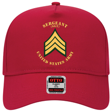 Load image into Gallery viewer, Baseball Cap - Army - Sergeant - SGT - Flat X 300